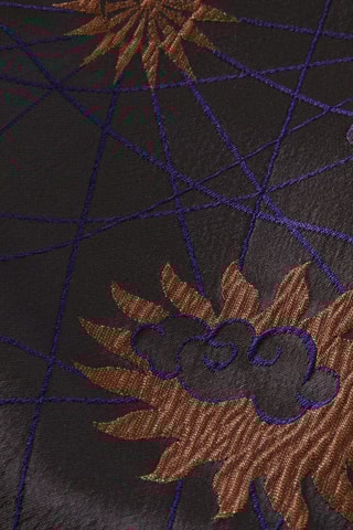 Pantalon tapered taille haute - Marron