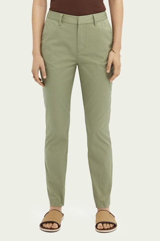 Chino slim en coton biologique - Vert