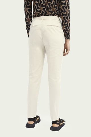 Chino slim en coton biologique - Ecru