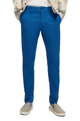 Chino en coton biologique - Bleu marine