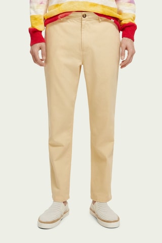 Chino en coton biologique - Beige