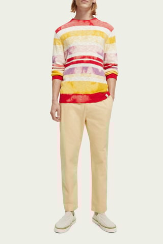 Chino en coton biologique - Beige