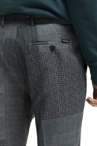 Pantalon en laine - Gris chiné