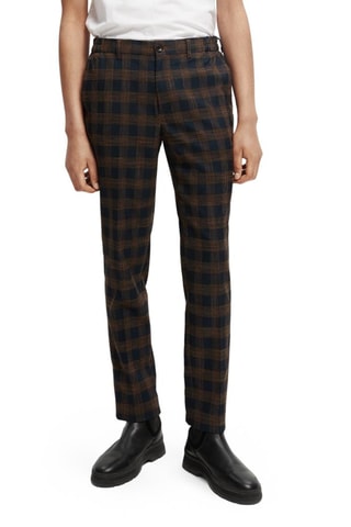 Pantalon slim - Marron