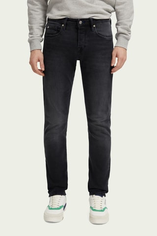 Jean slim en coton biologique - Noir