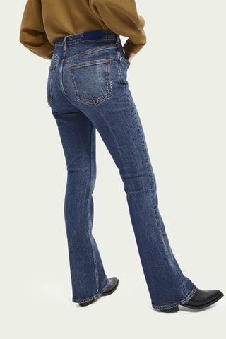 Jean taille haute - Bleu