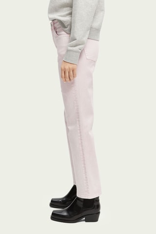 Jean straight - Mauve