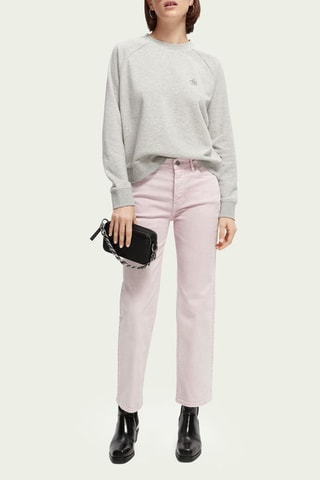 Jean straight - Mauve