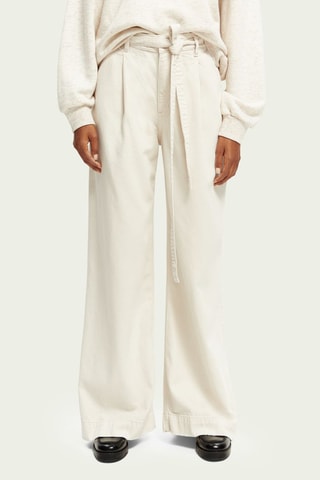 Jean wide legs - Beige