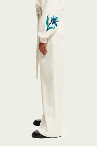 Jean wide legs - Beige