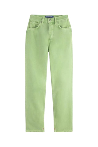 Jean boyfriend taille haute - Vert clair