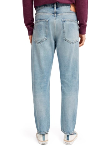 Jean en coton biologique tapered - Bleu clair