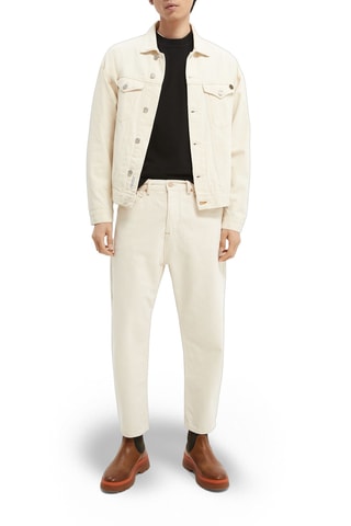 Jean wide legs - Beige