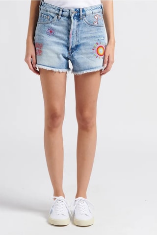 Short en jean Bleu clair