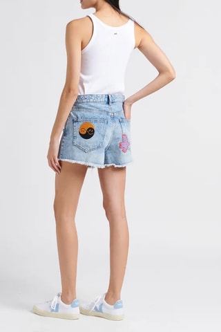 Short en jean Bleu clair
