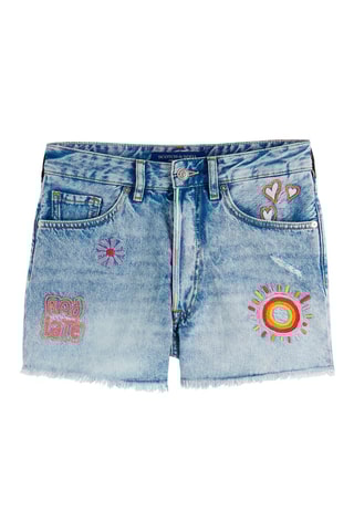 Short en jean Bleu clair