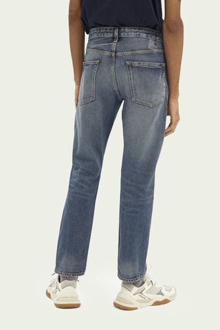 Jean 7/8 en coton biologique - Bleu marine