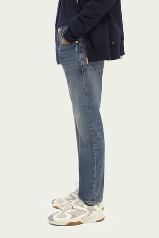 Jean 7/8 en coton biologique - Bleu marine