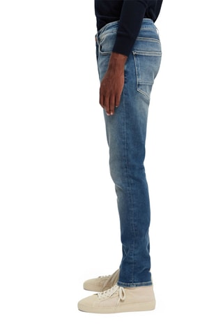 Jean slim en coton biologique Bleu