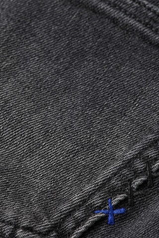 Jean skinny taille haute - Gris