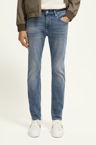 Jean skinny en coton biologique - Bleu clair