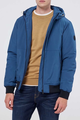 Veste à capuche - Bleu
