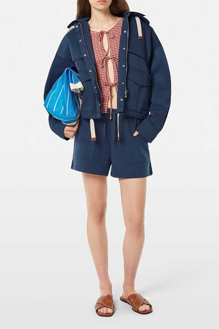 Veste à capuche - Bleu marine