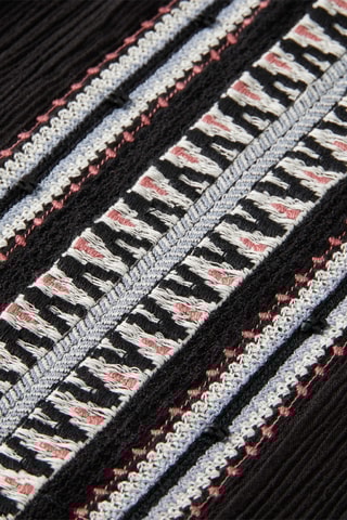 Top en coton biologique - Noir