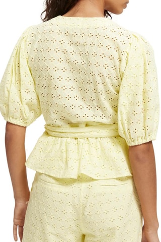 Top en coton biologique - Jaune