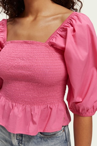 Top en coton biologique - Rose