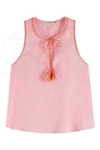 Top en coton biologique - Rose