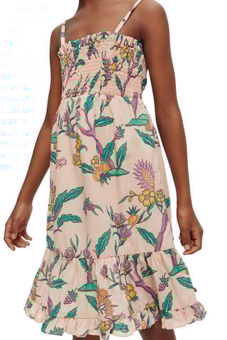 Robe en coton biologique - Rose