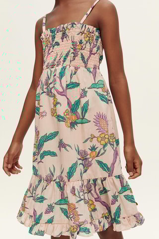 Robe en coton biologique - Rose