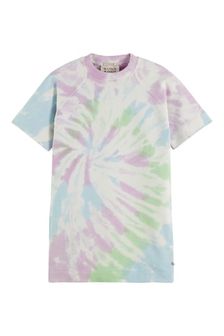 Robe tie and dye en coton biologique - Violet