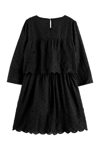 Robe en broderie anglaise - Noir