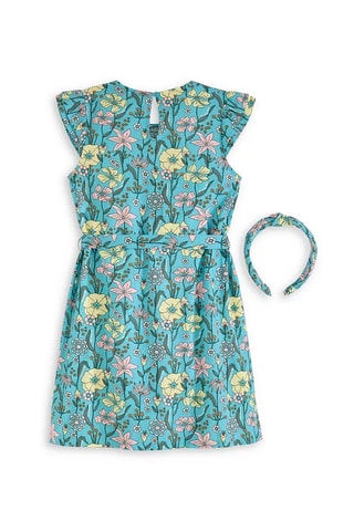 Robe et serre-tête - Turquoise