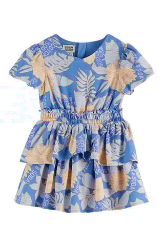 Robe et gilet - Bleu et gris