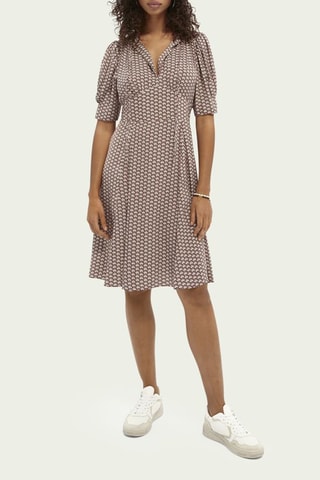 Robe patineuse - Bordeaux et blanc