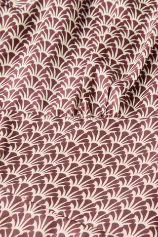 Robe patineuse - Bordeaux et blanc