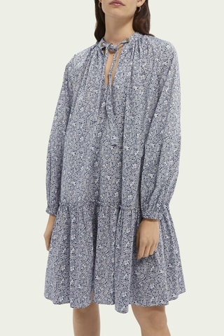 Robe taille basse en coton biologique - Gris clair