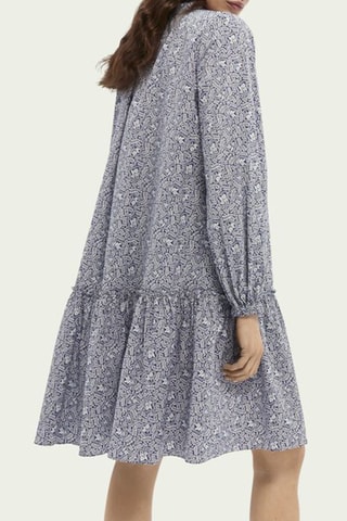 Robe taille basse en coton biologique - Gris clair