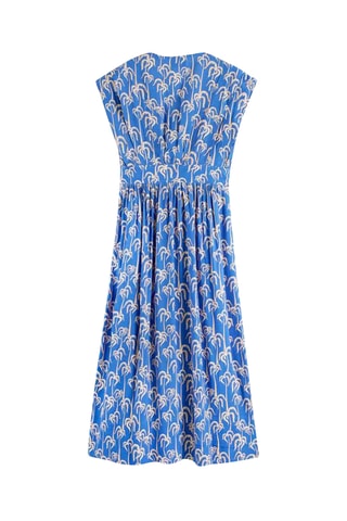 Robe midi - Bleu cobalt