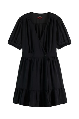 Robe portefeuille - Noir