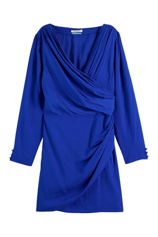 Robe portefeuille - Bleu roi