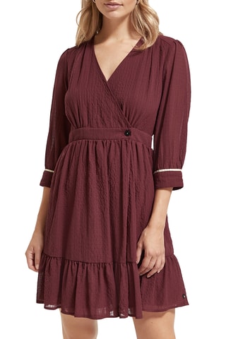 Robe portefeuille - Bordeaux