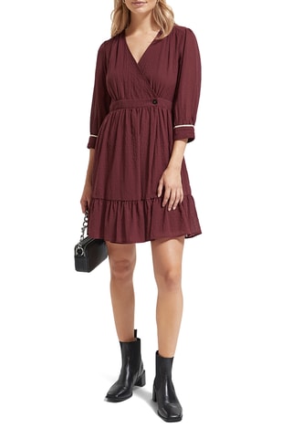 Robe portefeuille - Bordeaux