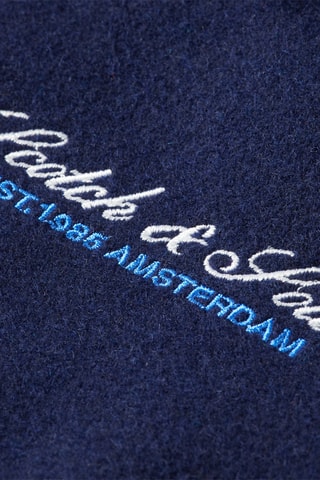 Blouson en laine - Bleu marine