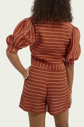 Chemisier court - Marron clair