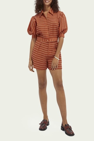 Chemisier court - Marron clair