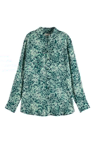 Chemisier relaxed - Vert